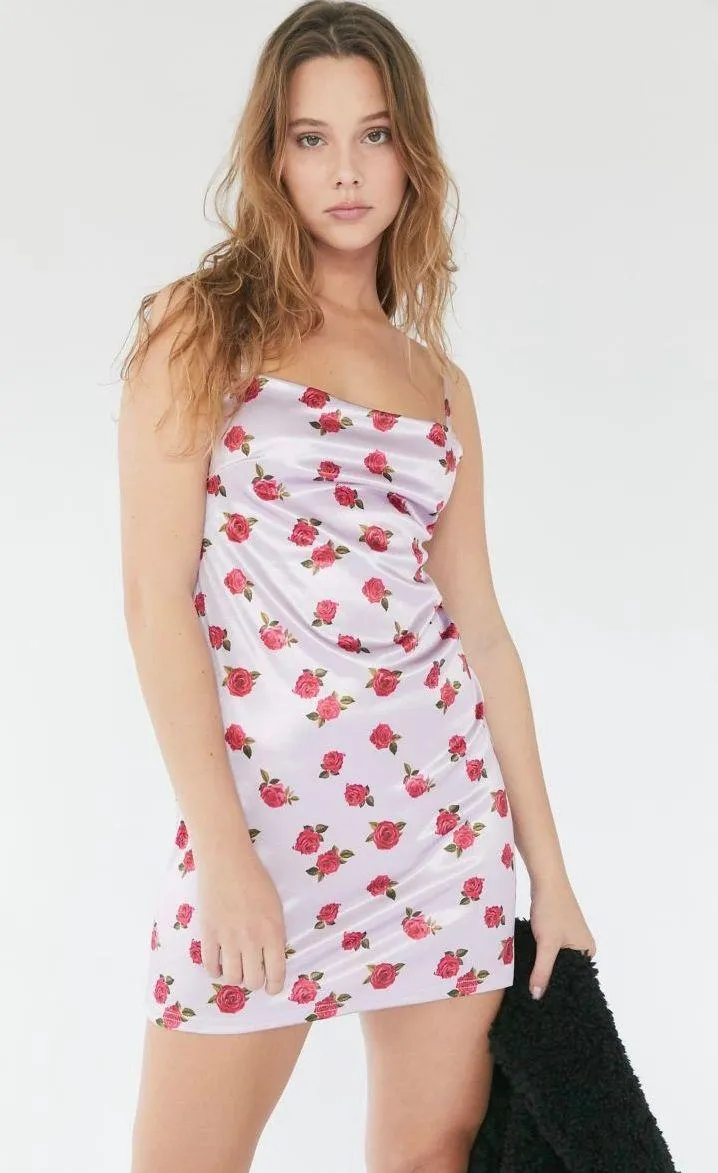 Printed Sateen Skimming Mini Dress NWT - Image 2