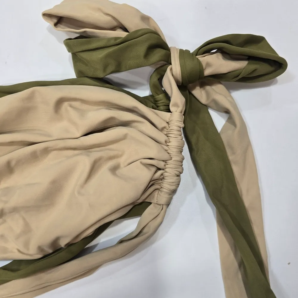 Tularosa Audra Top in Nude & Olive - Image 8