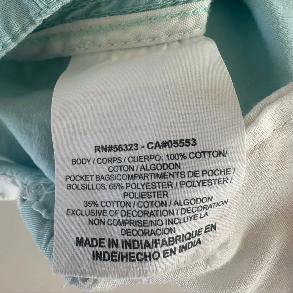 Nike Cargo Shorts Light Blue Women’s 6 Y2K 100% Cotton Chino - Image 7