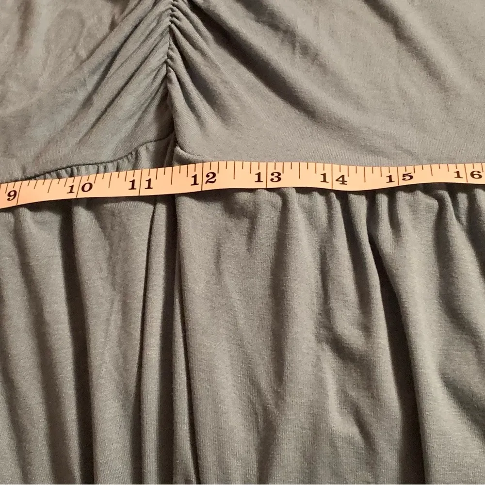 NwT Ava & Viv Ruched Bodice Dress Midi Relaxed
Stretch Casual Long Sleeve Sz 3X - Image 9