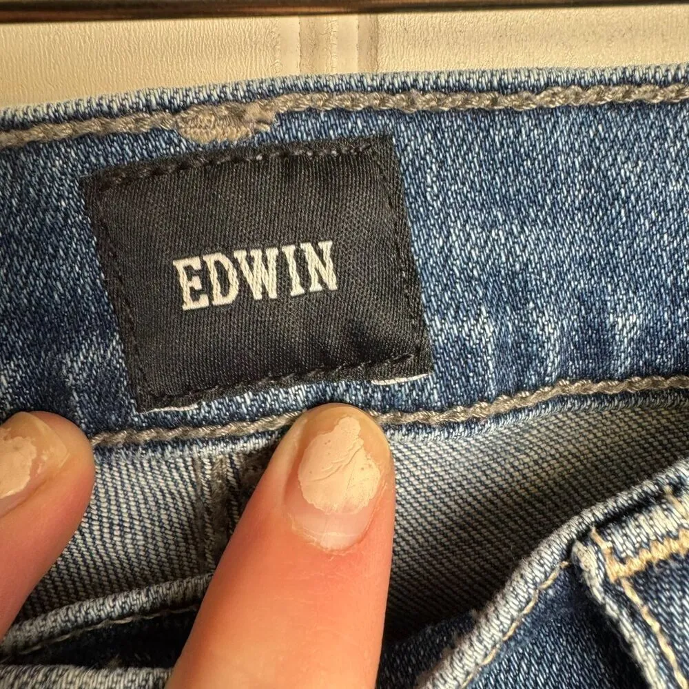Edwin Elin crop straight jeans size 29 N5 Blue - Image 2