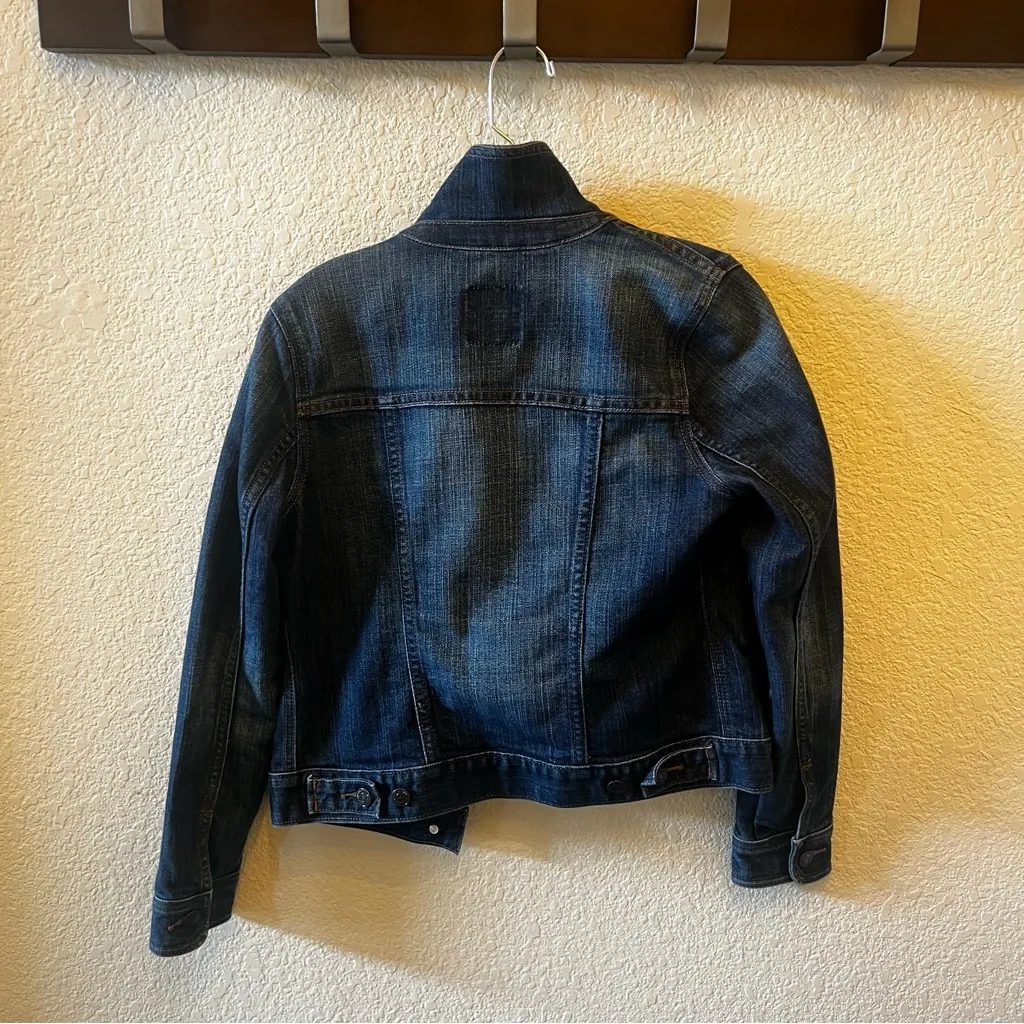 Women’s Old Navy Dark Blue Denim Jacket - Image 5