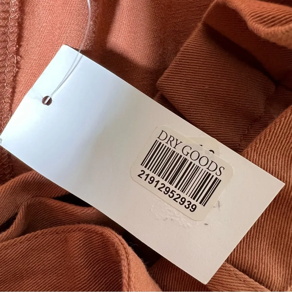 NWT Hyfve Dry Goods Burnt Orange Paperbag Cargo Shorts - Image 12