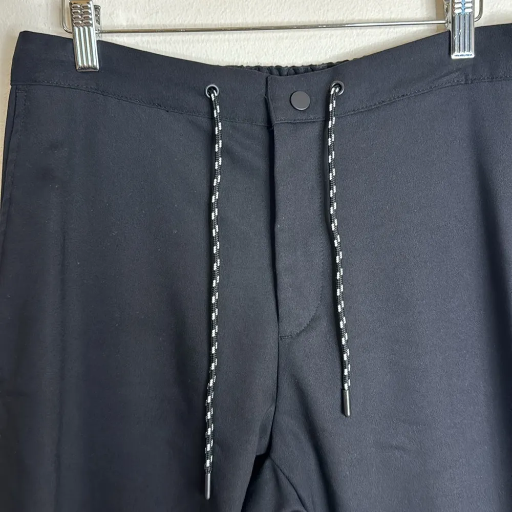 Zara black athleisure drawstring elastic joggers size medium - Image 4