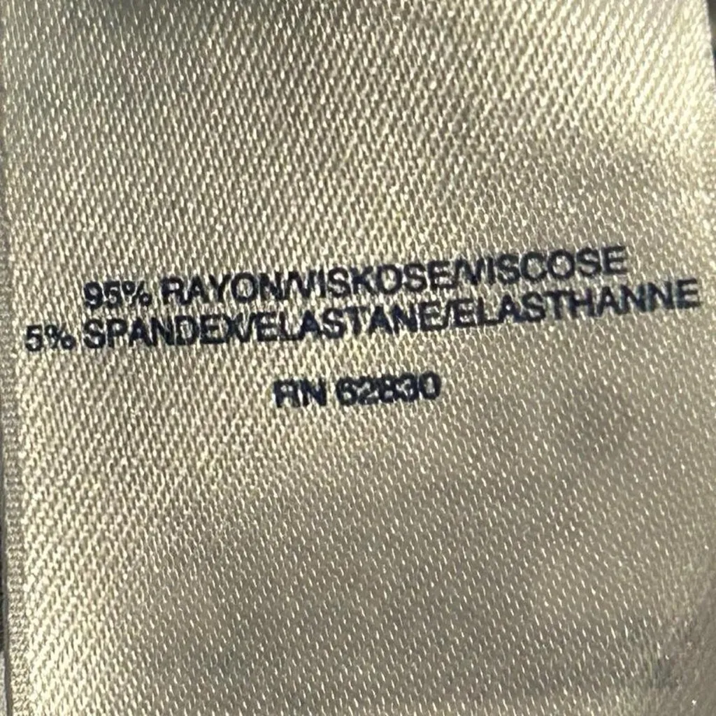 Lands’ End Plus Size Blue & White Floral Midi Dress 3X (24W-26W) - Image 7