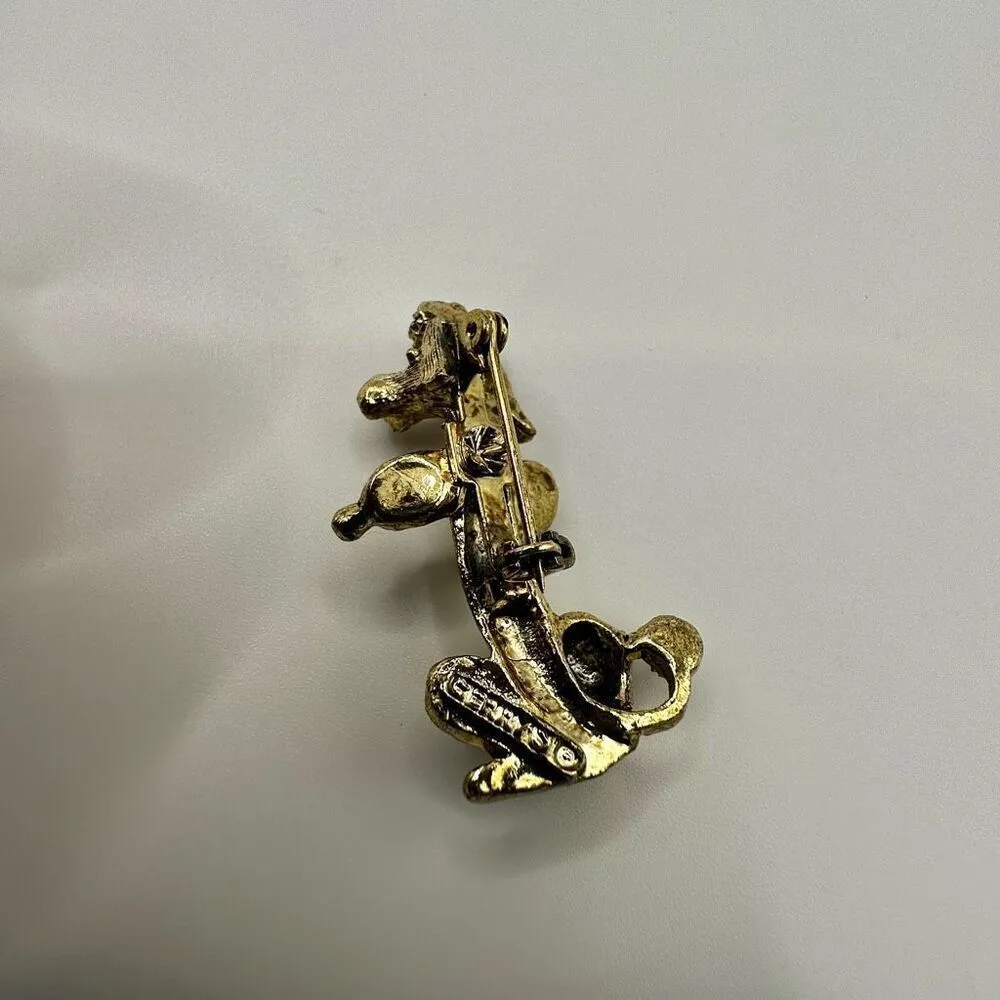 Gerry’s gold tone poodle brooch - Image 5