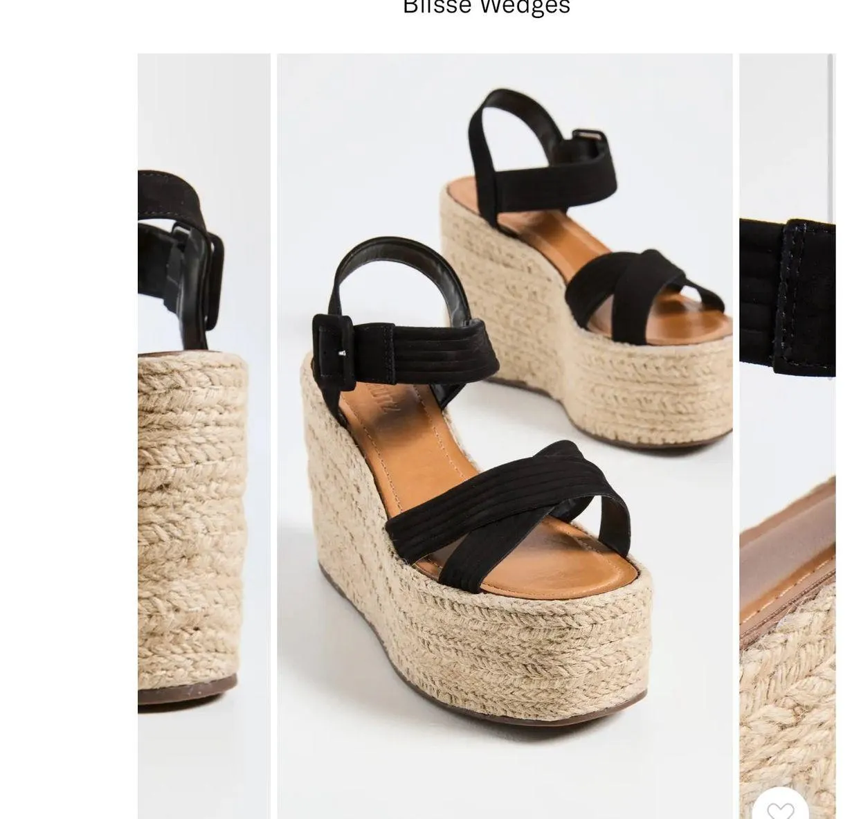 New! Schutz Blisse Platform Wedge Espadrille Chunky Sandal - Size 10 - Image 6