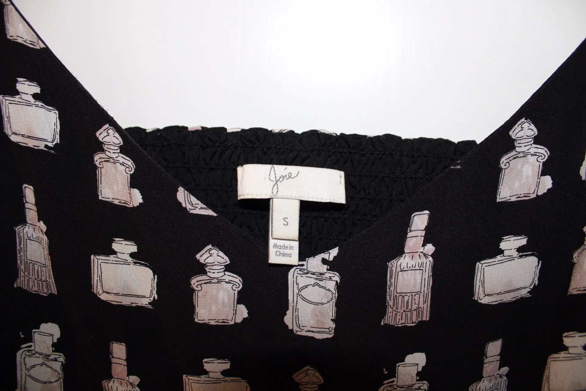 Silk Perfume Print Dress - Image 8