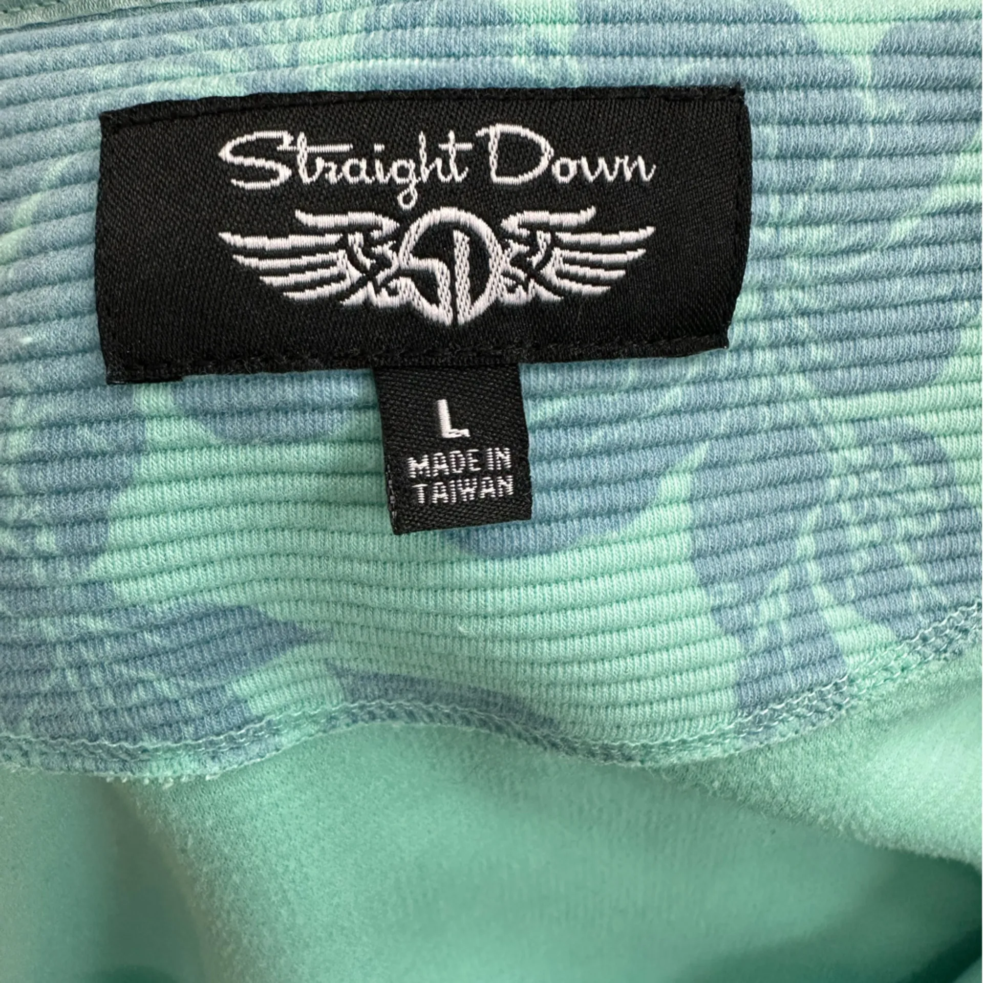 WOMEN'S STRAIGHT DOWN PARADISE
JACKET Full Zip, Close Fit, Aqua Blues and Greens Green Size L - Image 9