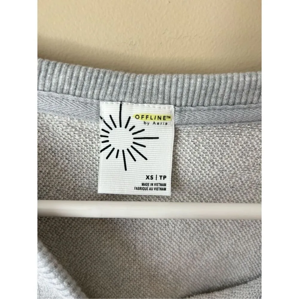 aerie cropped sweatshirt - Image 2