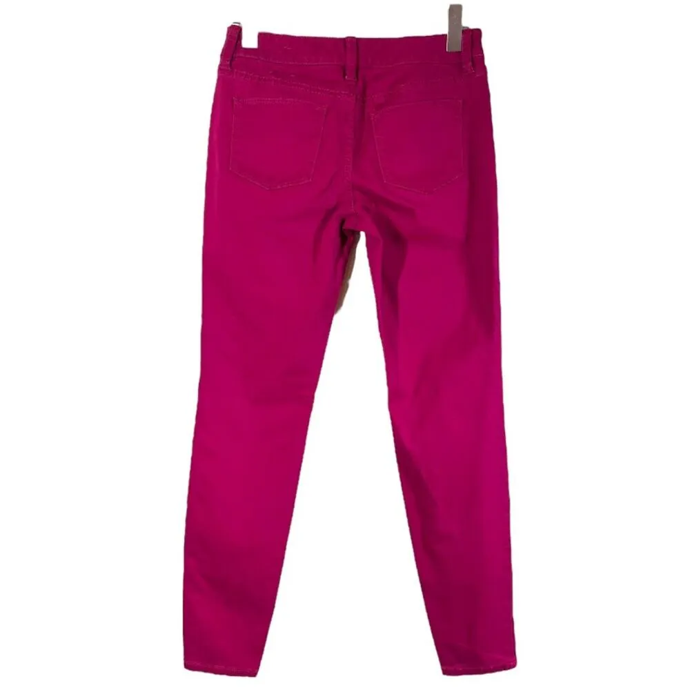 The Limited Jegging Jean 678 Skinny Ankle Mid Rise Hot Pink Women’s Size 4 - Image 2