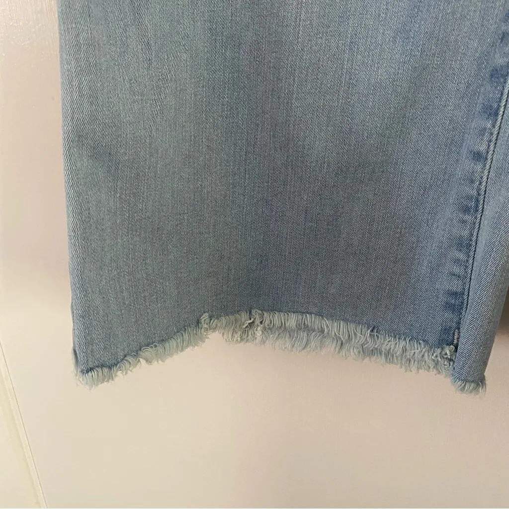 NYDJ Wide Leg Women's Jeans Lift Tuck Technology Crop High Rise Size 12P - Image 3