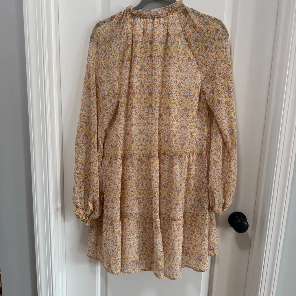 Show Me Your Mumu Birdie Mini Dress size Small‎ Paisley Floral Boho - Image 9