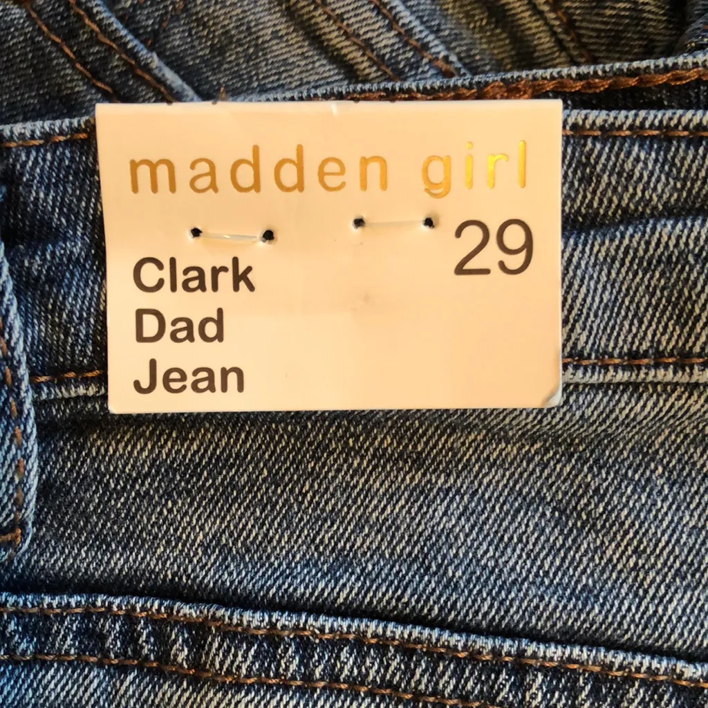 Madden Girl Distressed Dad Ankle
Jeans - Image 5