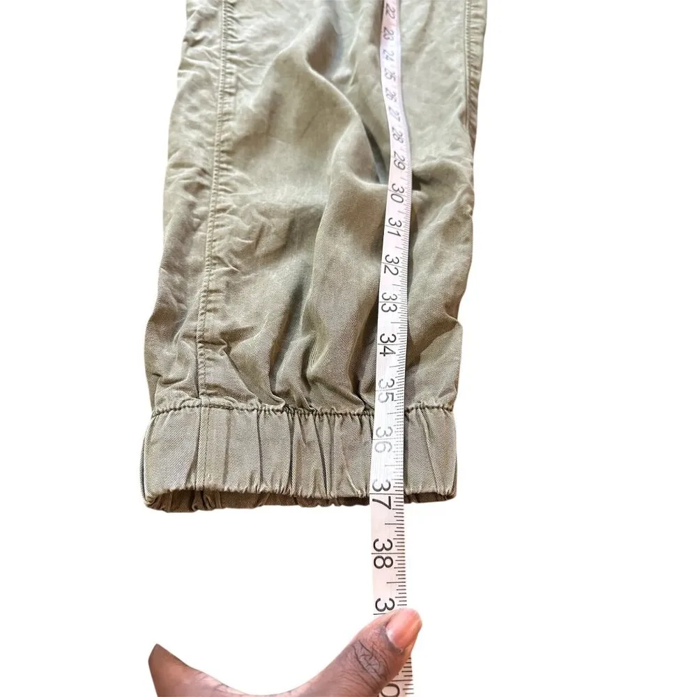 Aerie Lightweight Cargo Jogger Front & Side Pockets Drawstring Utility Size L - Image 5