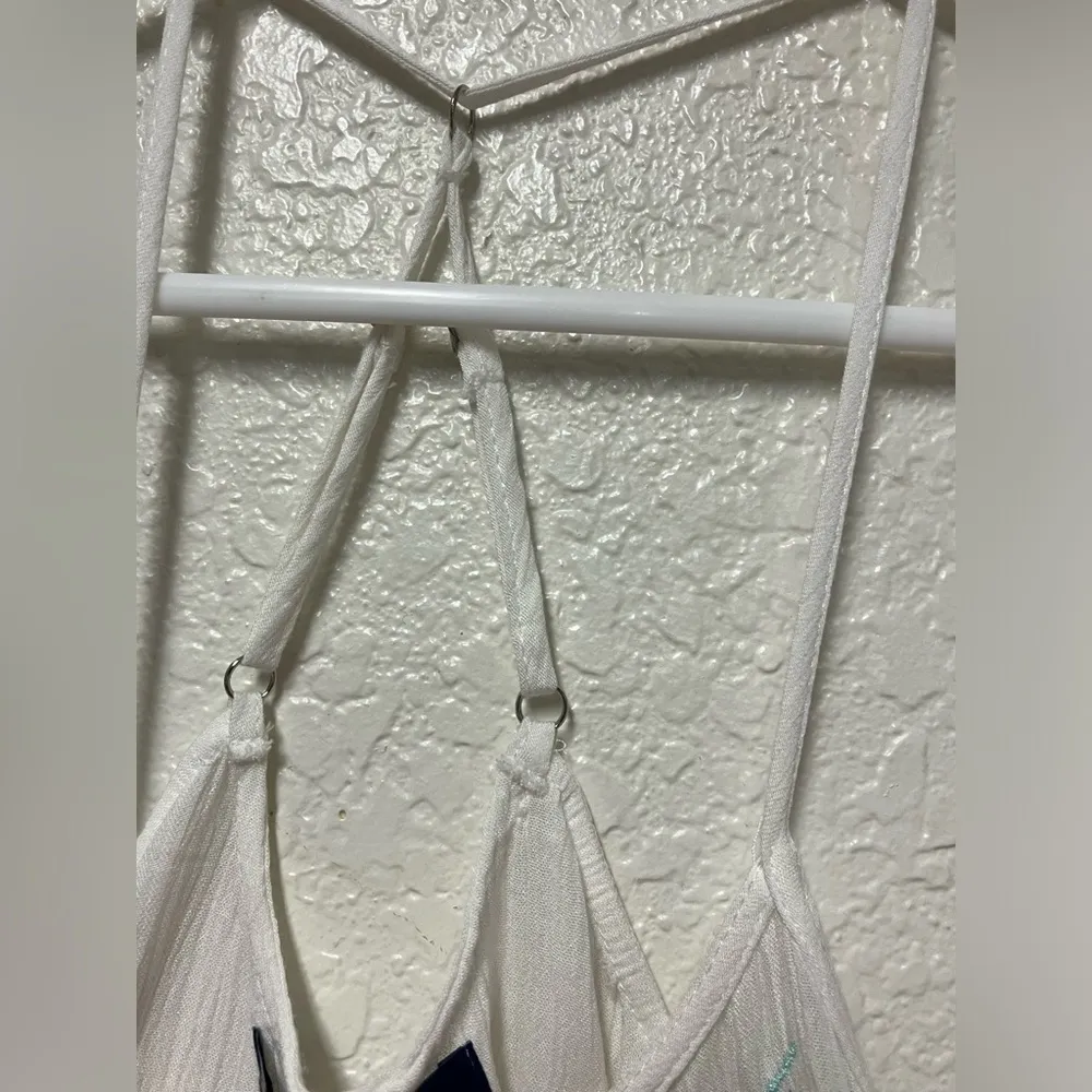 NWT Ocean Drive Embroidered FringeTank Top - Image 9