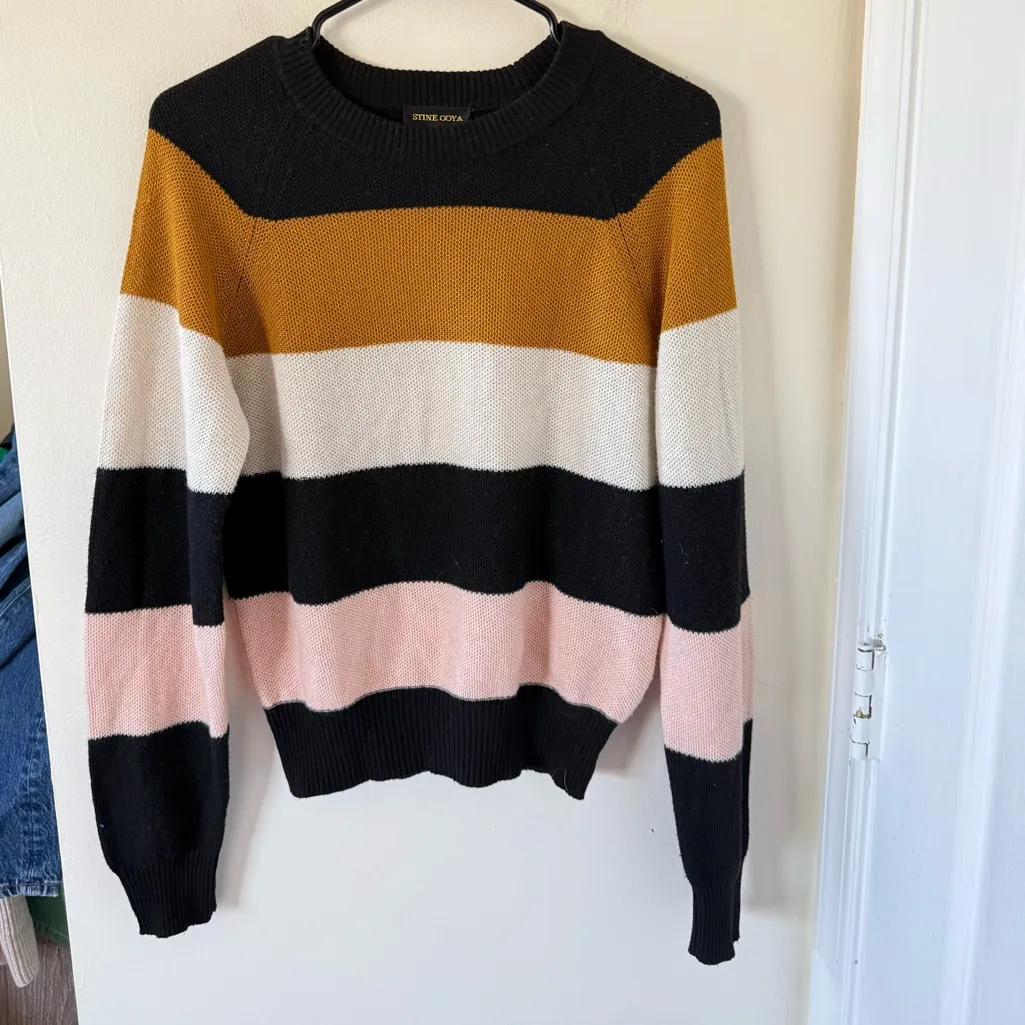 Stine Goya Magdalena Sweater in Dusk Black Size XS - Image 7