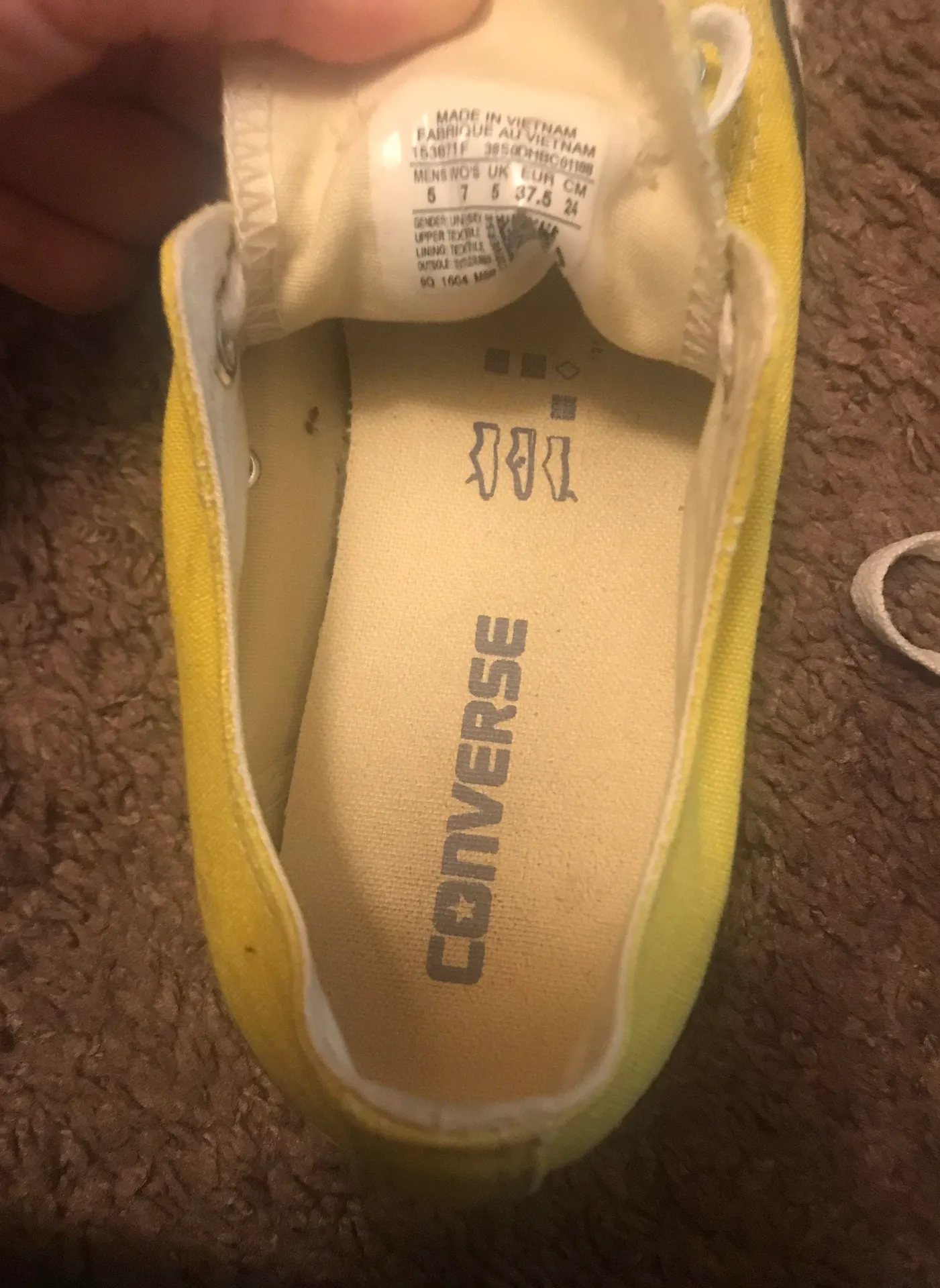 Converse Yellow Low Rise - Image 4