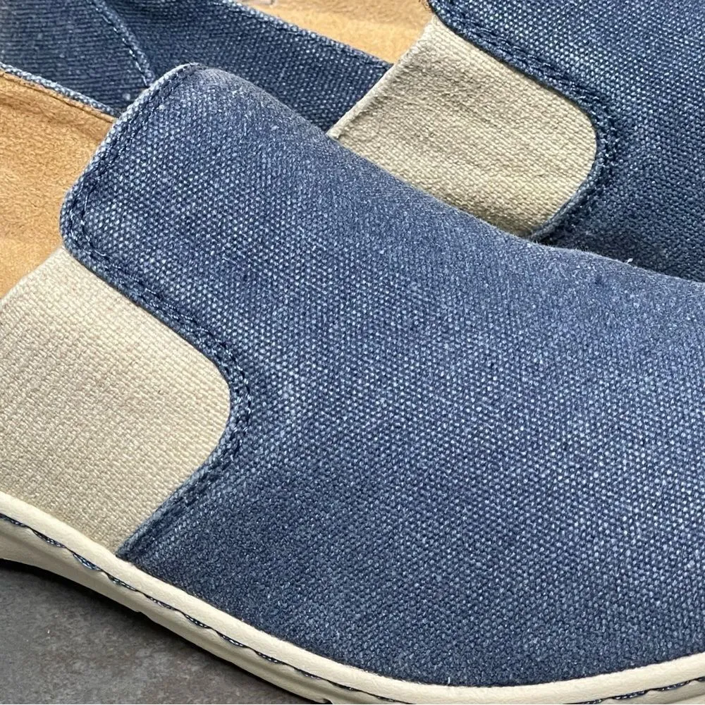 B.O.C. Seaham Blue Women's Flexible Slip On Comfort Sneakers Size 9M Blue - Image 6