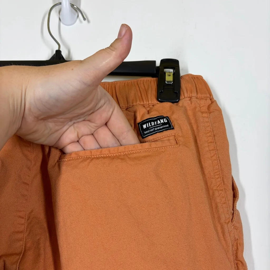 Wildfang The Essential Drawstring Pant Size XS Orange - Image 6