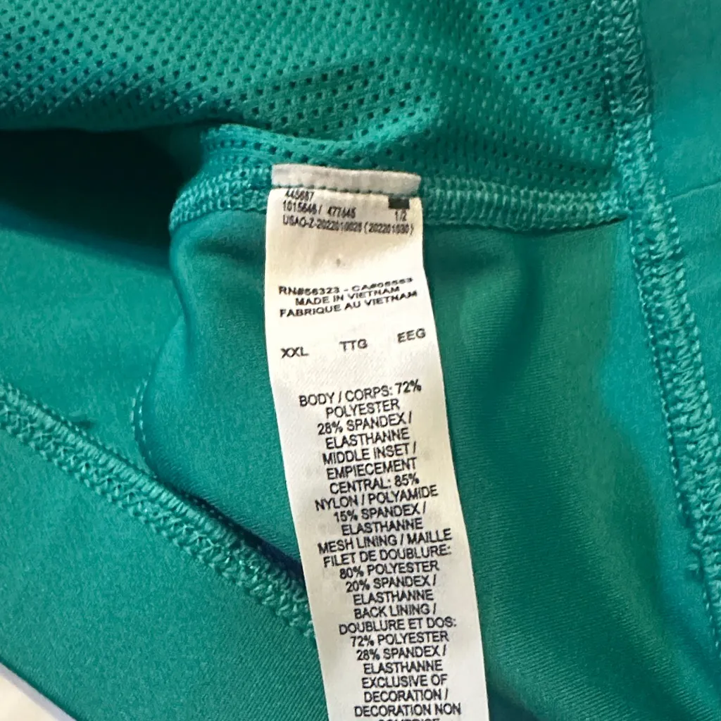 Nike Women's Dual-Tone Sports Bra - Teal and Royal Blue - Image 5