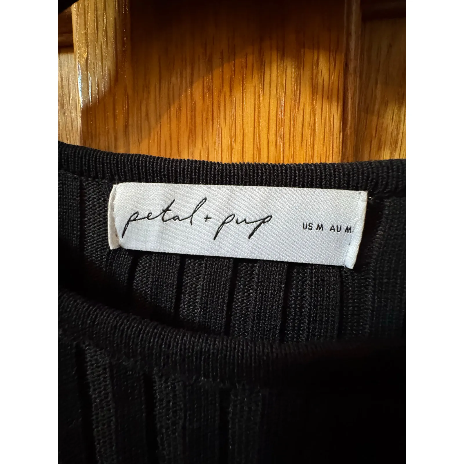 PETAL & PUP Alison Long Sleeve Maxi Dress - Black - Medium (New) - Image 6