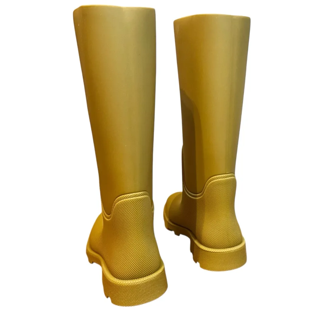 Burberry Marsh Rain Boot Manilla Yellow Size 39 9 New - Image 3
