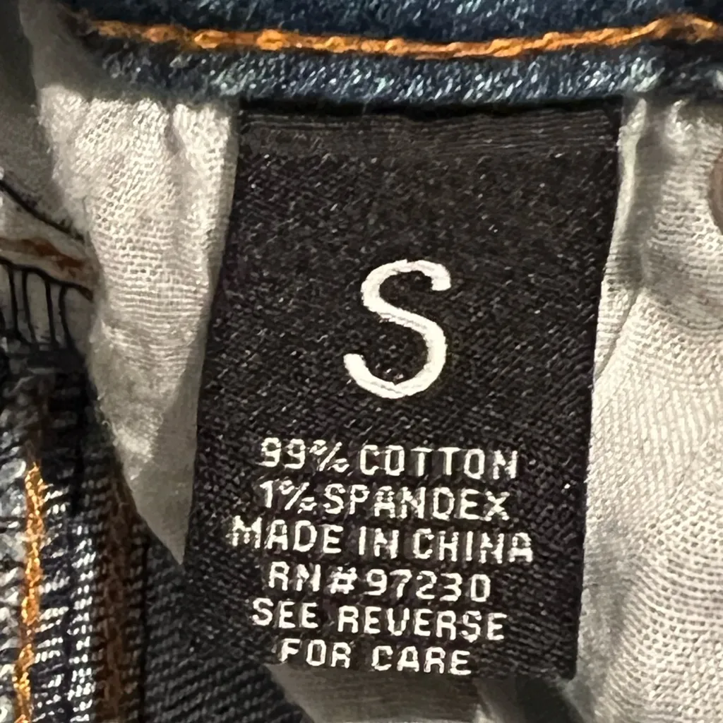 ALMOST FAMOUS Paperbag Waist Denim Jean Skirt Size Small. - Image 8