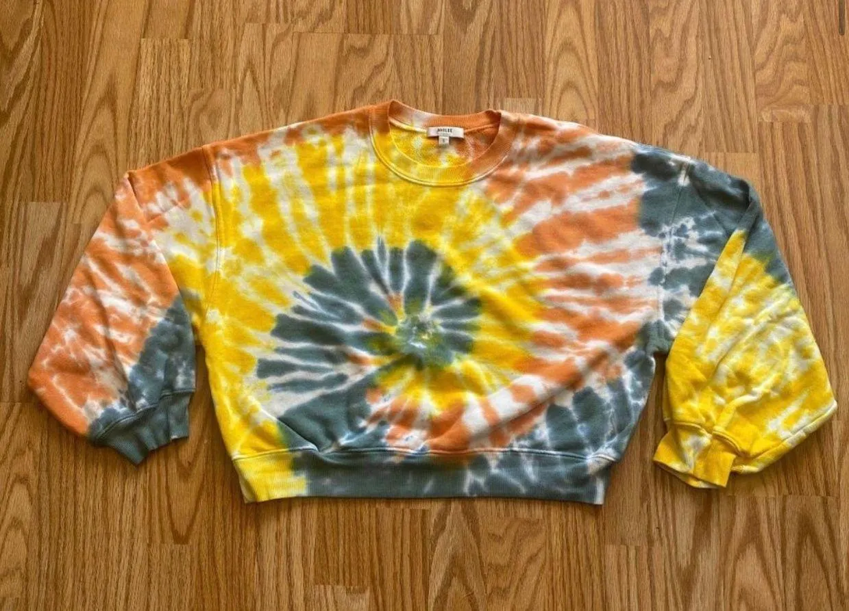 NEW  BALLOON SLEEVE SWEATSHIRT IN SWIRL - SMALL - Image 6