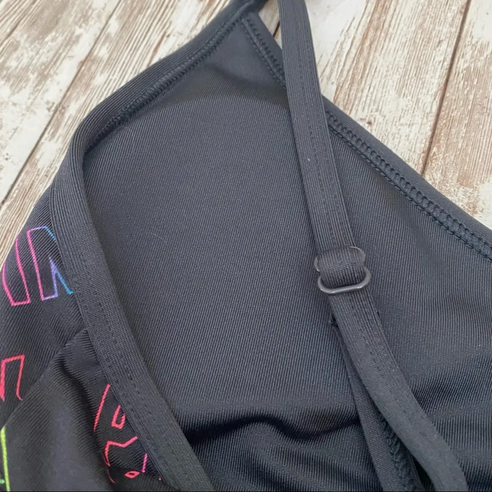 Victoria’s Secret PINK Active Ultimate Sports Bra Rainbow Love Pink Logo Size S - Image 4