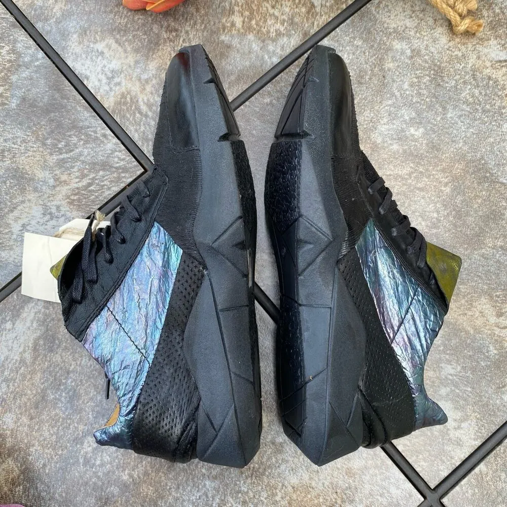 NIB A.S.98 FREE PEOPLE Bach Leather Sneaker Shoes in Black Size 38 7.5 - Image 6