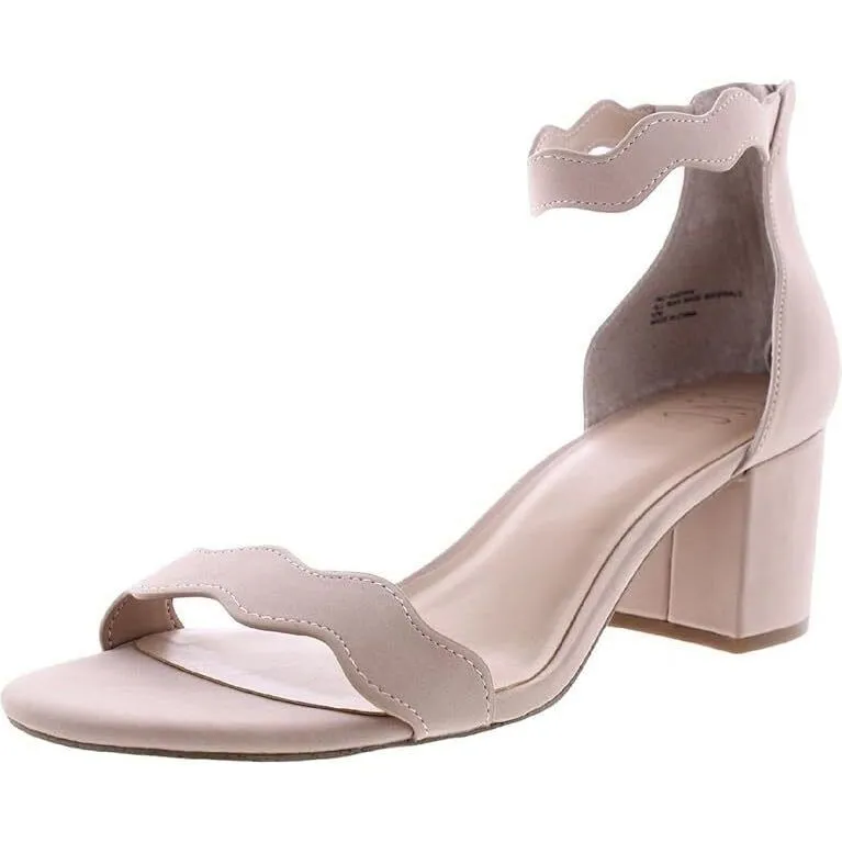 ✨INC Womens Hadwin Faux Leather Open Toe Heel Sz 7 Sandals✨ Tan - Image 3