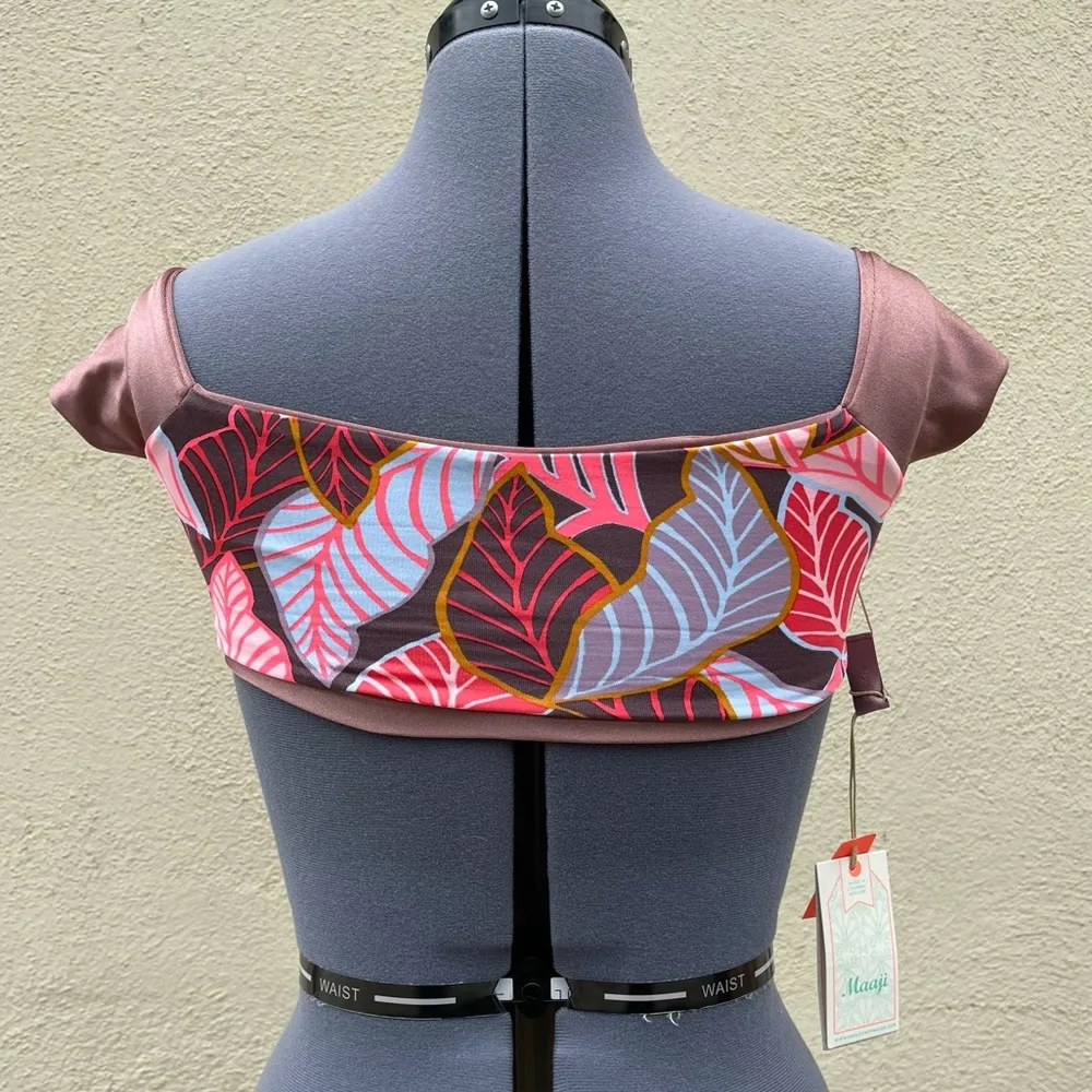 Maaji Reversible Off Shoulder Bikini Top Size M - Image 5