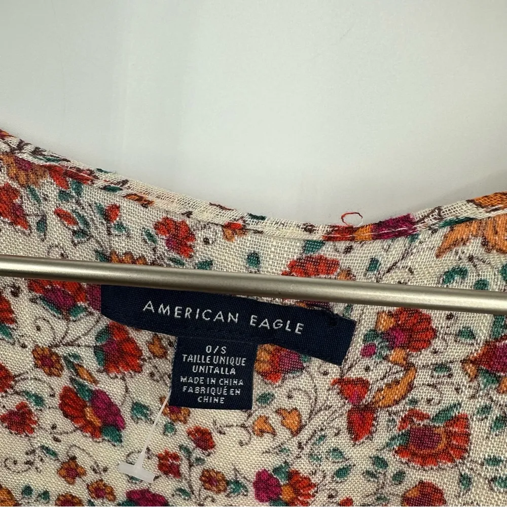 American Eagle Outfitters Boho Floral Kimono OS Fairycore - Image 5