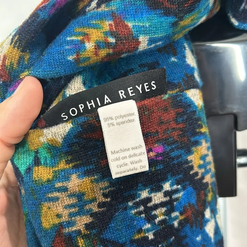 Sophia Reyes Infinity Wrap Scarf Tribal Abstract Pattern - Image 3