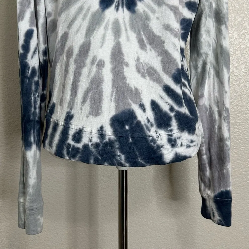 C&C California Boho Tie Dye Twist Front Hoodie Sweatshirt, Sz Small - Image 9