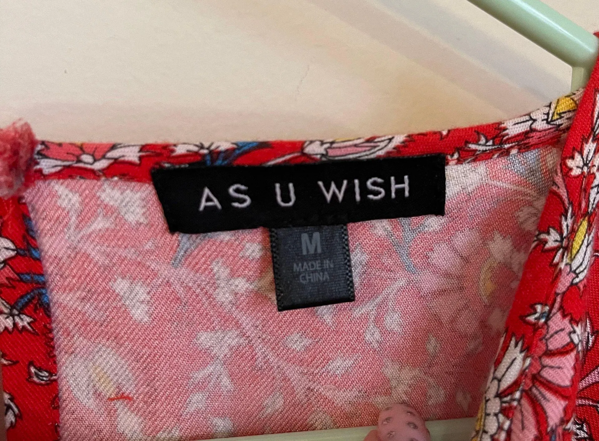 Red Floral Babydoll Dress - Image 5