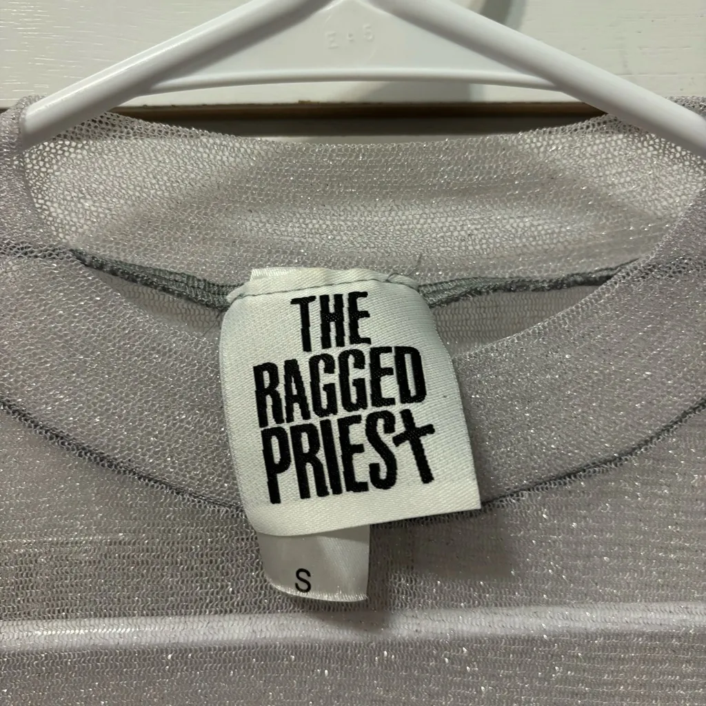 The Ragged Priest Sheer Metallic Dress - Image 5