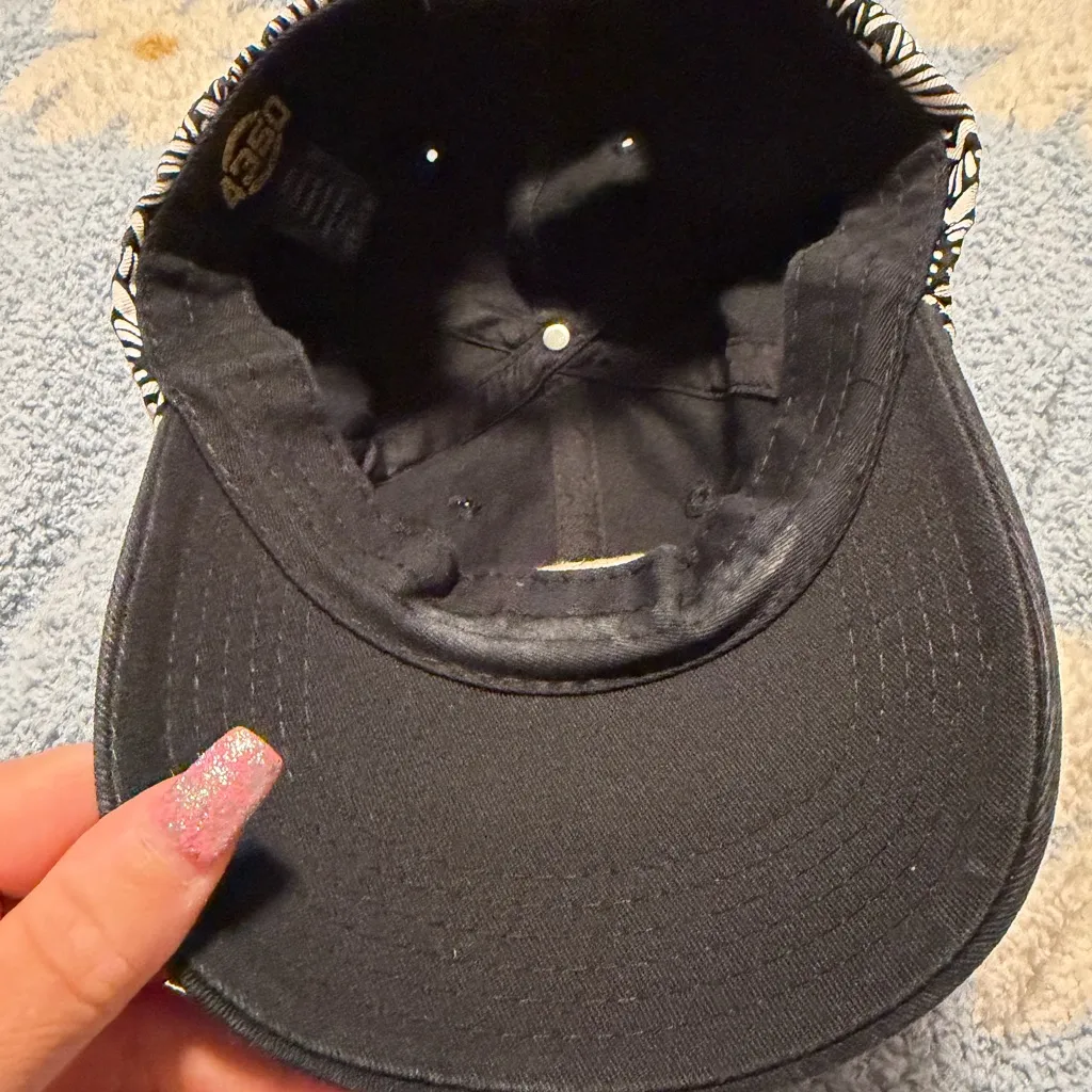 Good Vibes Only Graphic Cap Black - Image 3