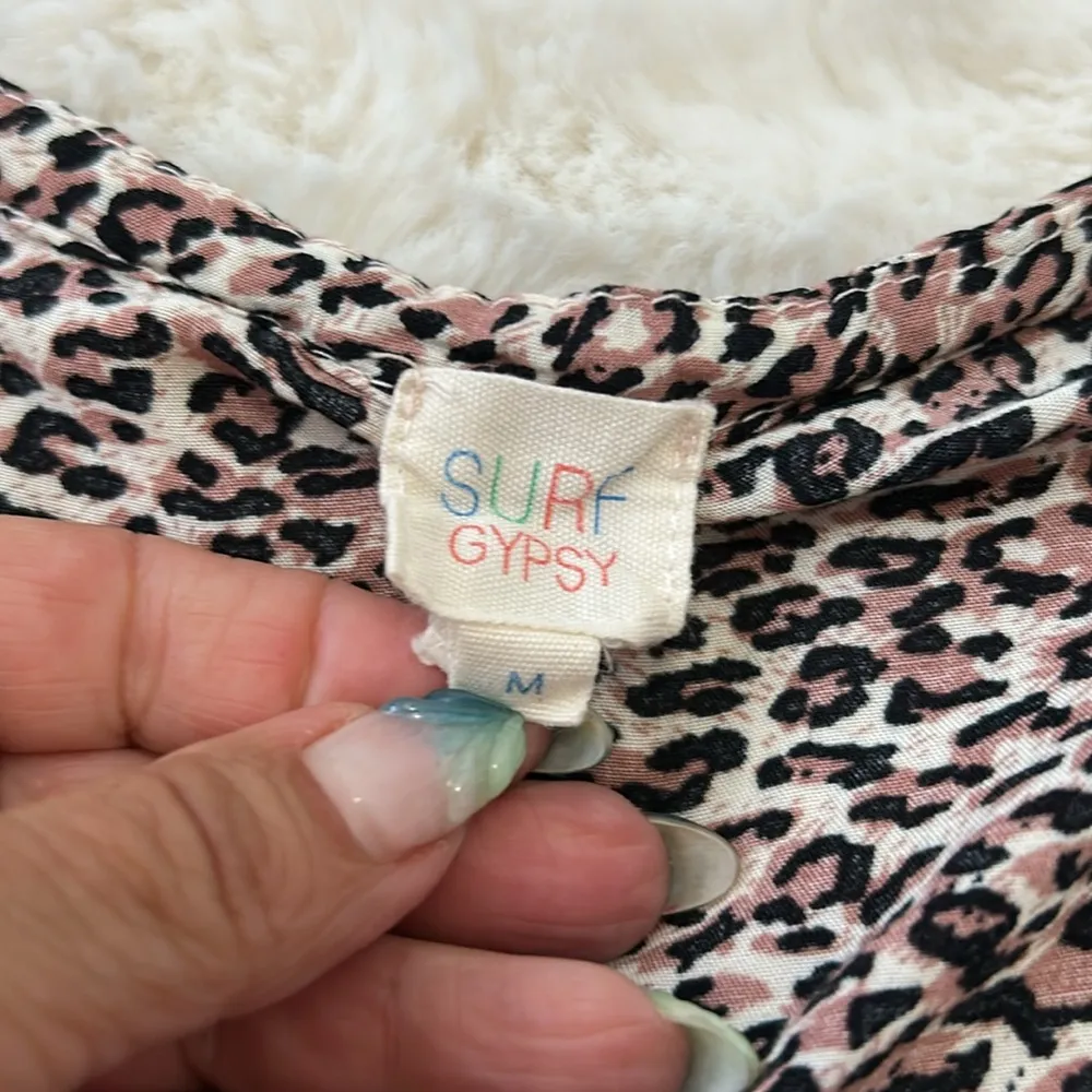 Surf Gypsy Leopard Mini Dress - Image 7