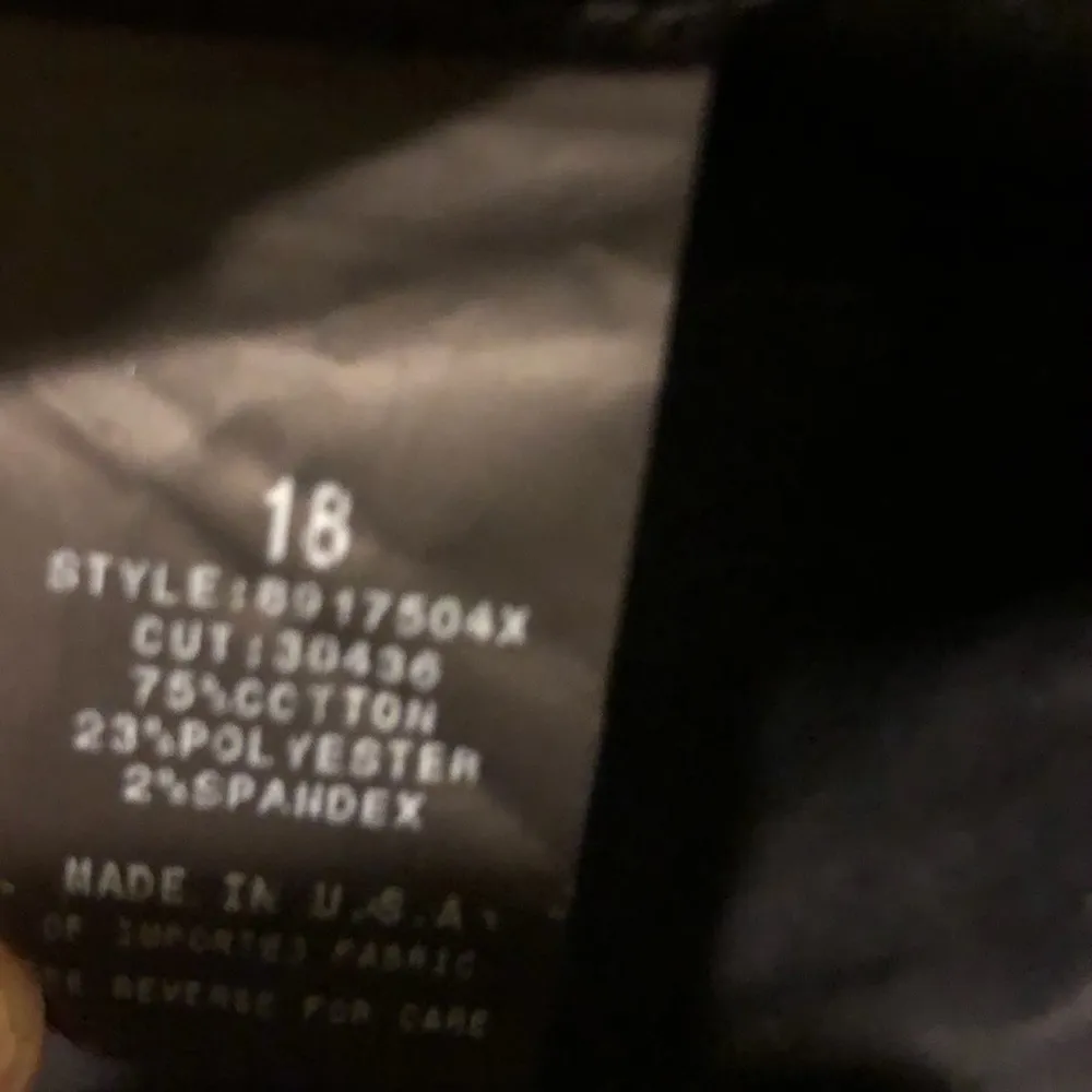 Torrid Career Black Stretch Pencil Skirt 18 Black Versatile Neutral Business - Image 3