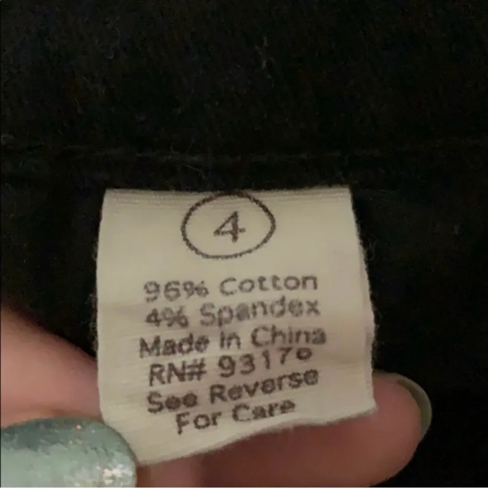 Andrea Jovine Workshop by  Black Slim Fit Jeans Size 4 - Image 5