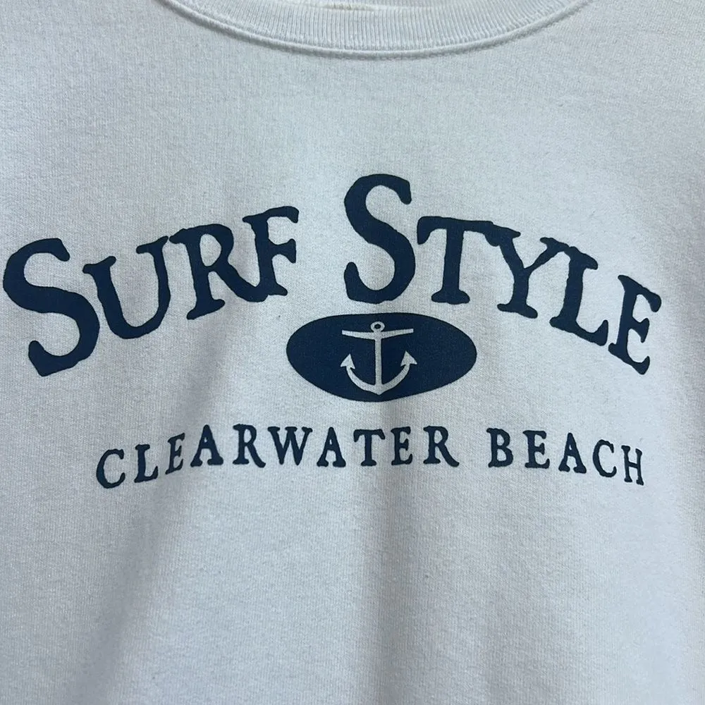 Surf Style Clearwater Beach Florida crewneck sweatshirt - Image 2