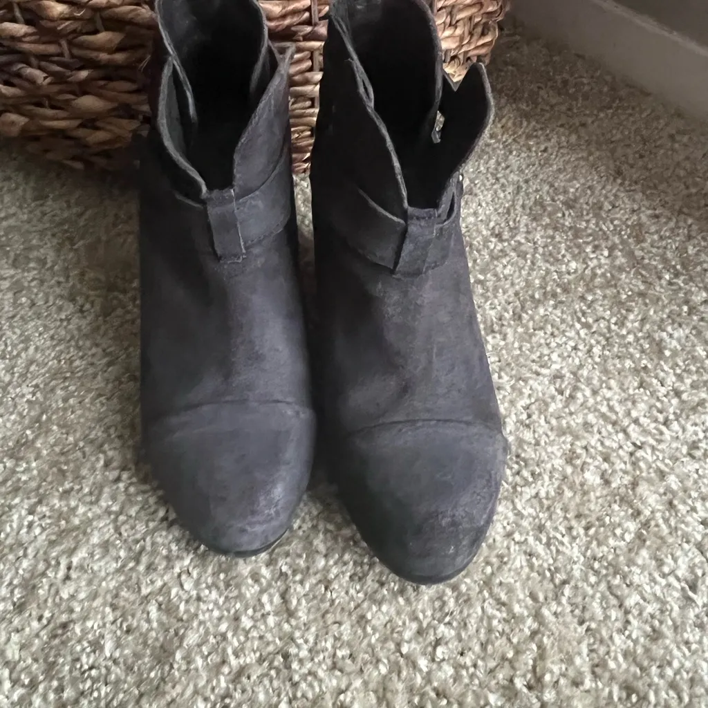 Rag & Bone Harrow Black suede ankle bootie 36‎ $365 - Image 12