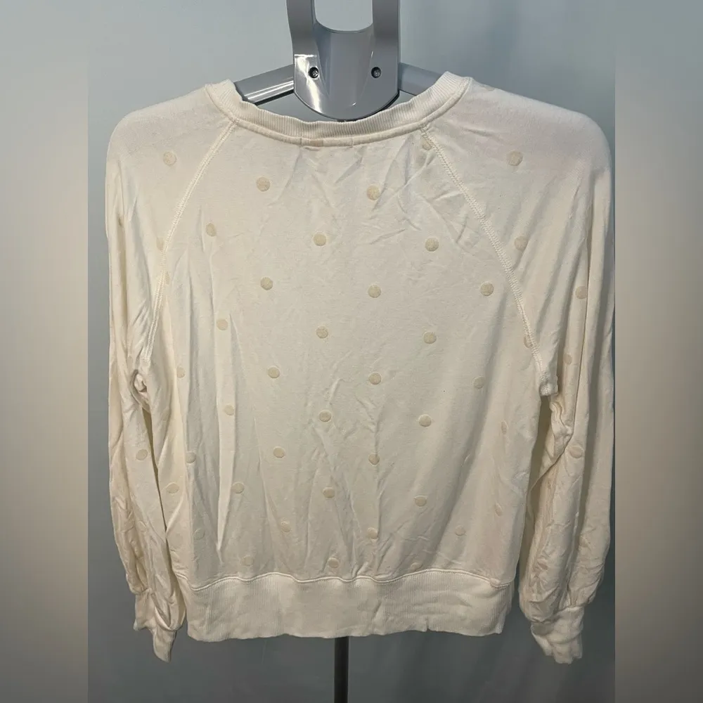 Z Supply velvet Cream Polka Dot Top size‎ medium - Image 7