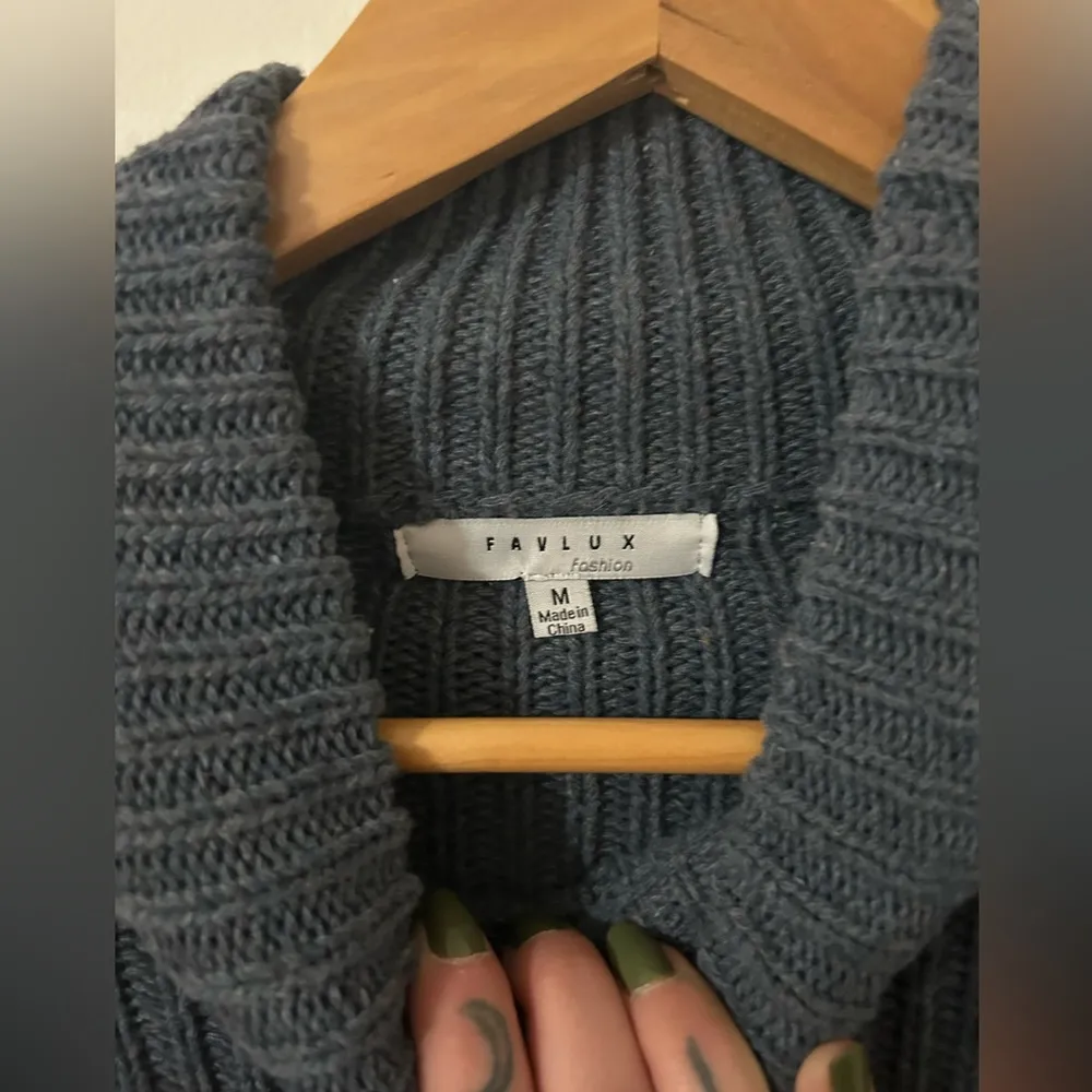 Gray turtleneck sweater Size M - Image 3