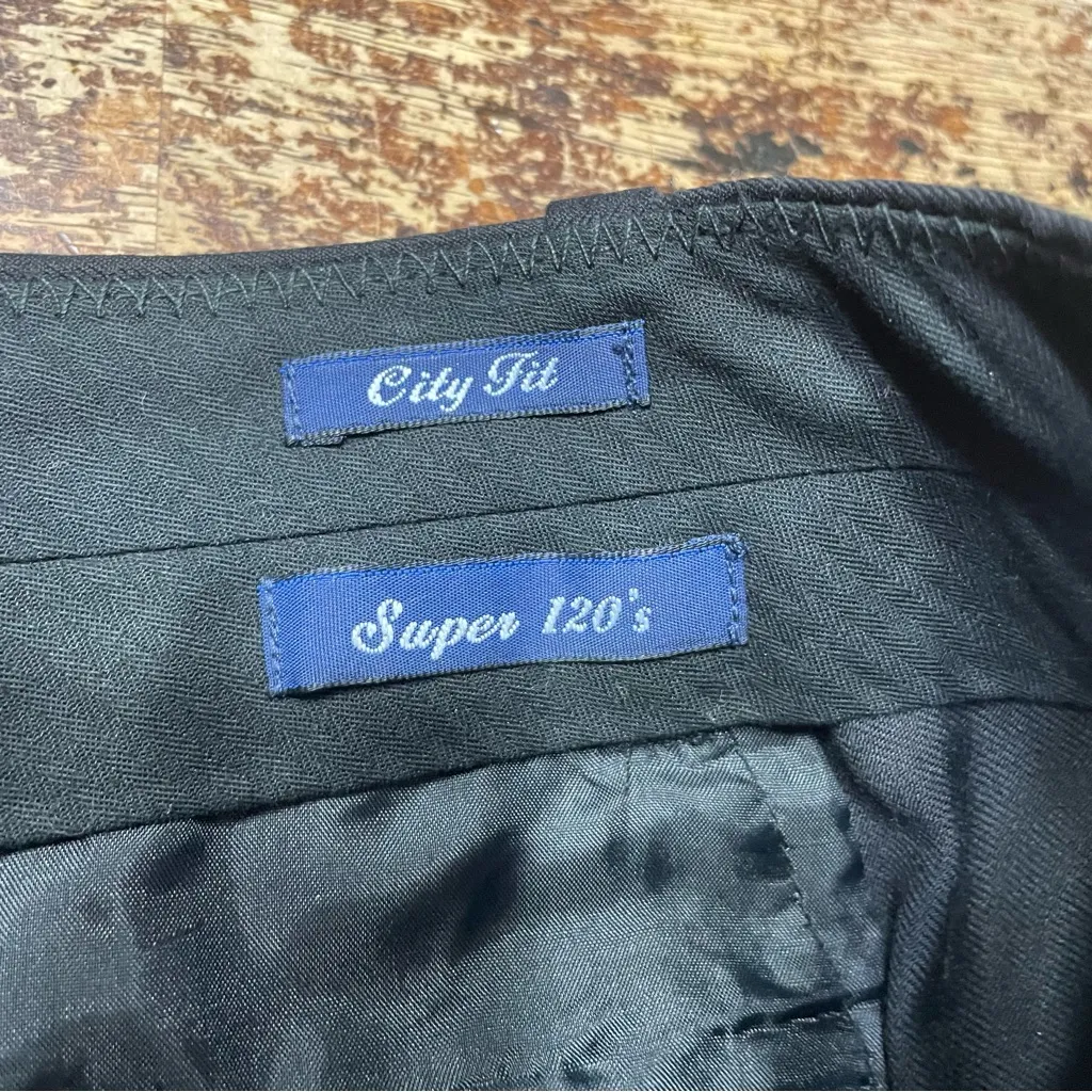 J. Crew Wool Super 120s Double Breasted Peak Blazer City Fit Pants Suit Womens 0 - Image 13