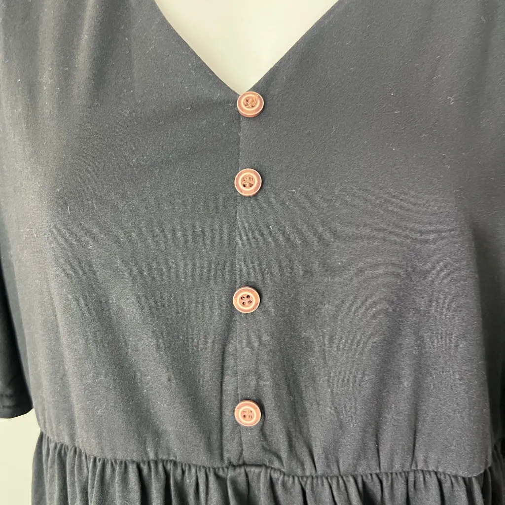 Elegant Black Maxi Dress NWOT Size XL - Image 3