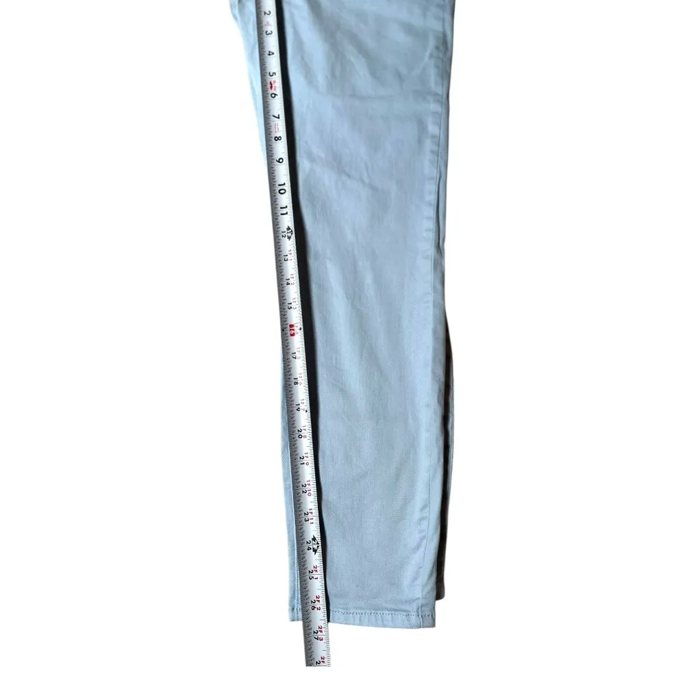 Y2K Buffalo David Bitton High-Rise Blue Sky Ankle Jeans Size 6/28 Girl Next Door - Image 6