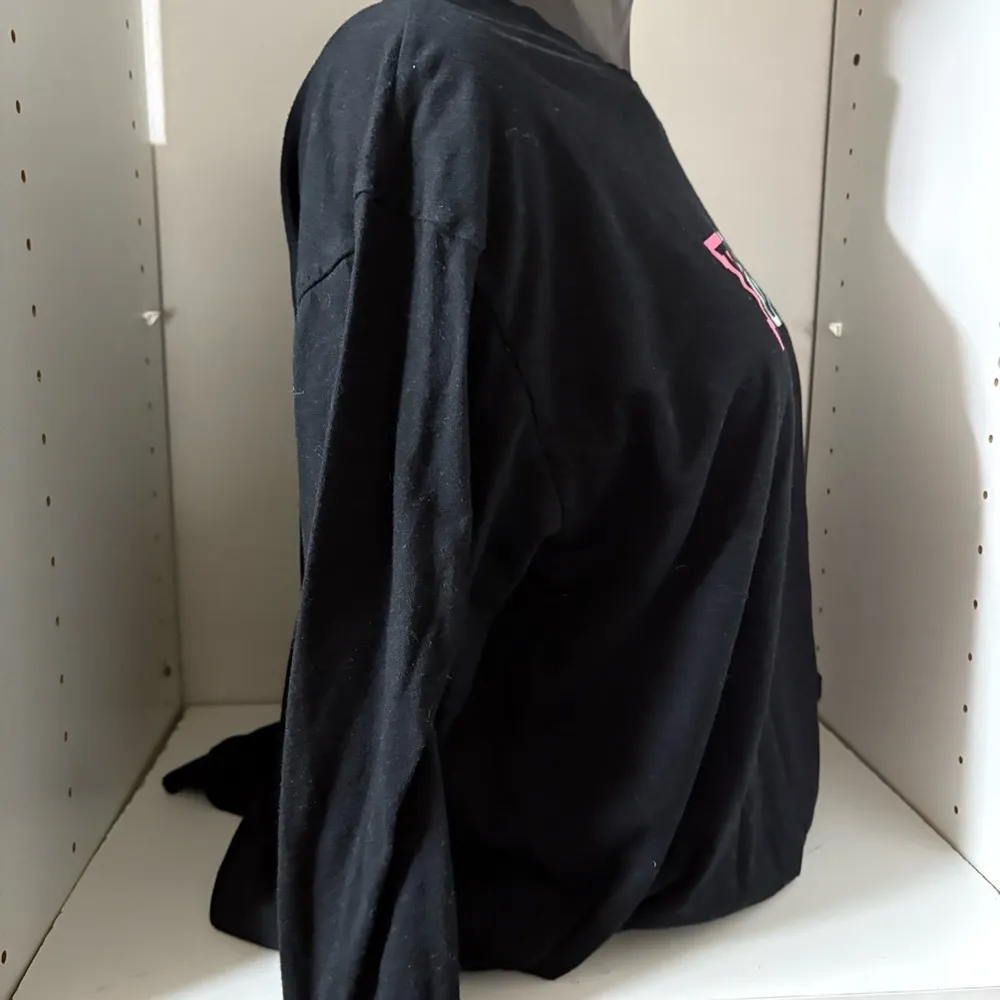 Pink by Victoria secret long sleeve logo t-shirt woman’s size XL - Image 11